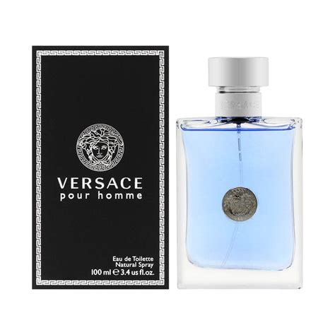 versace pour hommer|Versace Pour Homme Eau De Toilette Natural Spray, 3.4 Fl Oz.